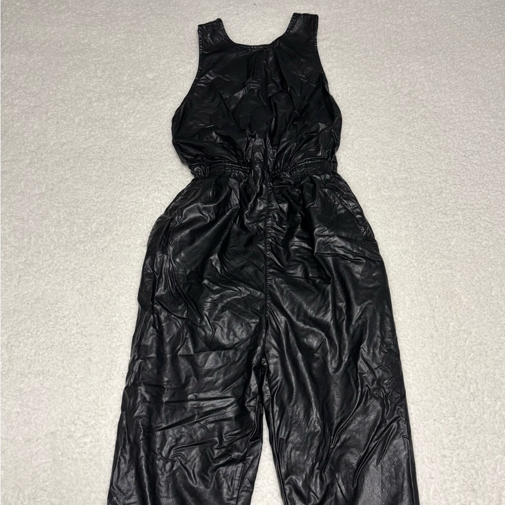 Free People Women Black New Love One Piece Overall Jumpsuit